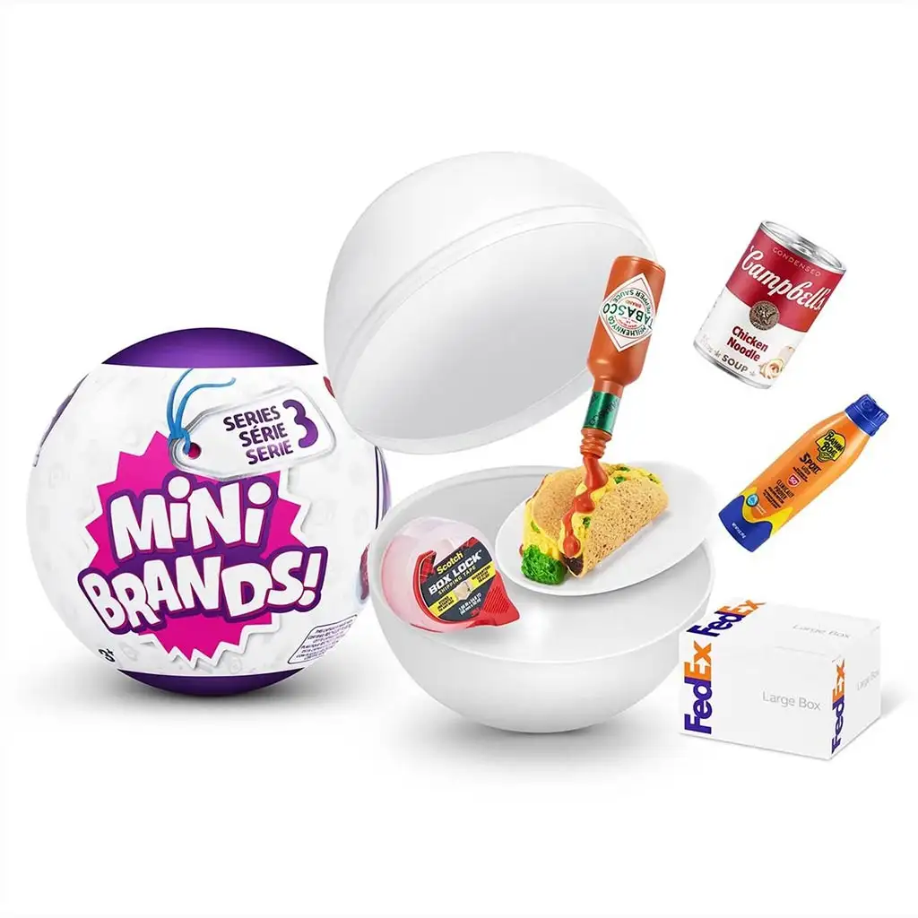 Mini Brands: Mini világmárkák 5 db-os meglepetés csomag 3. széria kép 2