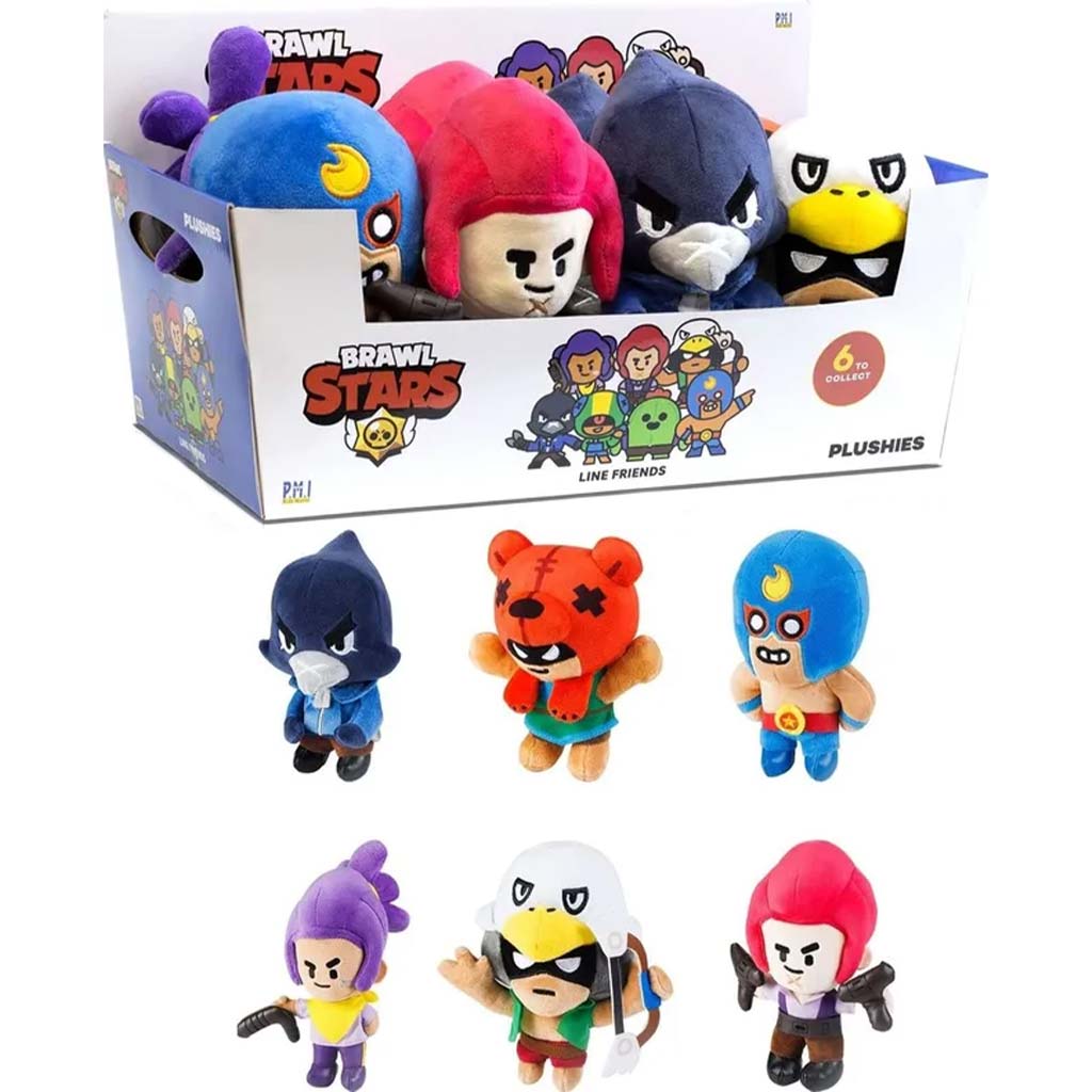 Brawl Stars Plüschfigur 16,5 cm, verschiedene Ausführungen
