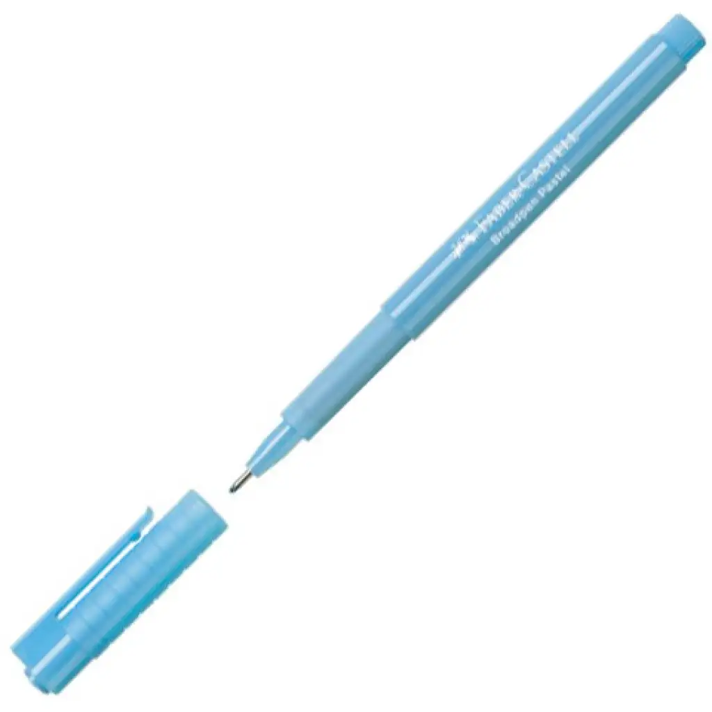 Faber-Castell: Broadpen 1554 Faserschreiber 0,8mm hellblau