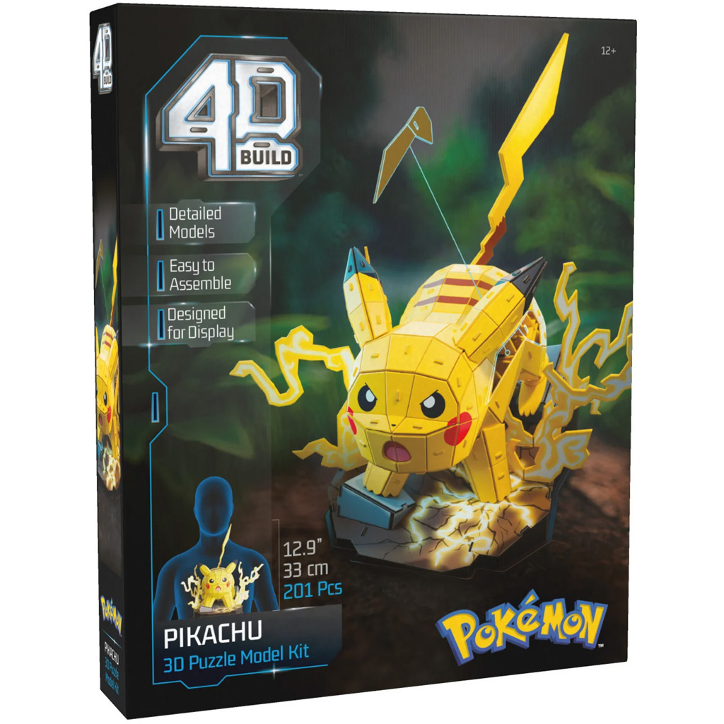 Pokémon: Pikachu 4D Puzzle mit 201 Teilen - Spin Master