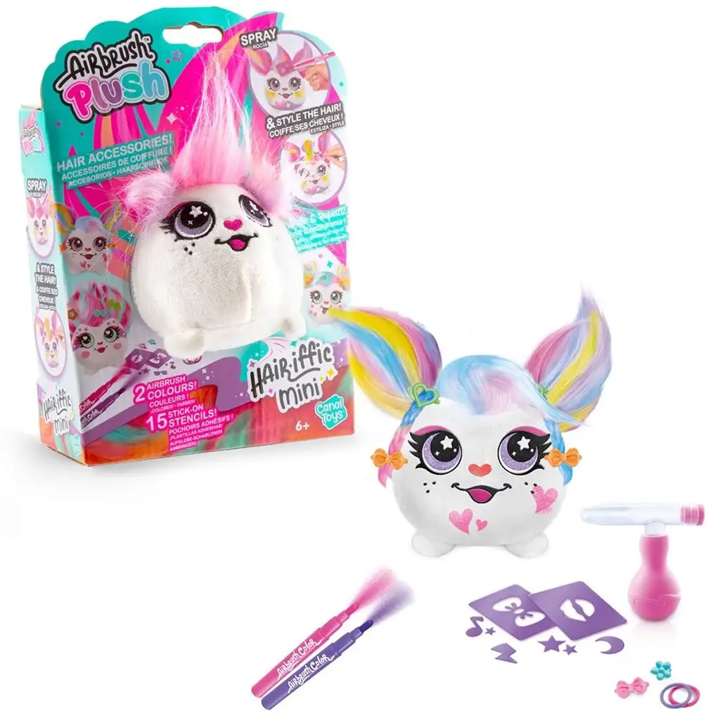 Airbrush-färbbare Plüschtiere in verschiedenen Varianten 1 Stück kép 3