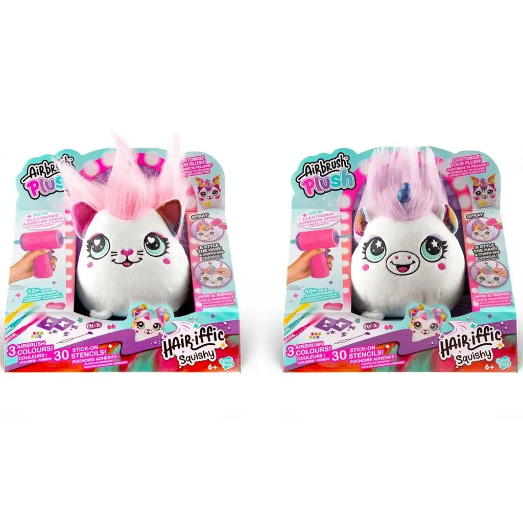 Airbrush-färbbare Tiere Hairific weicher Freund in zwei Varianten 1 Stück
