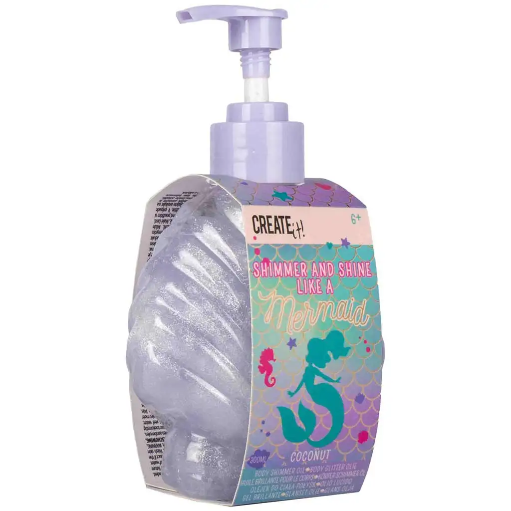 Canenco: Create It! Glitzerndes Meerjungfrauen-Körpergel in zwei Varianten, 1 Stück kép 2