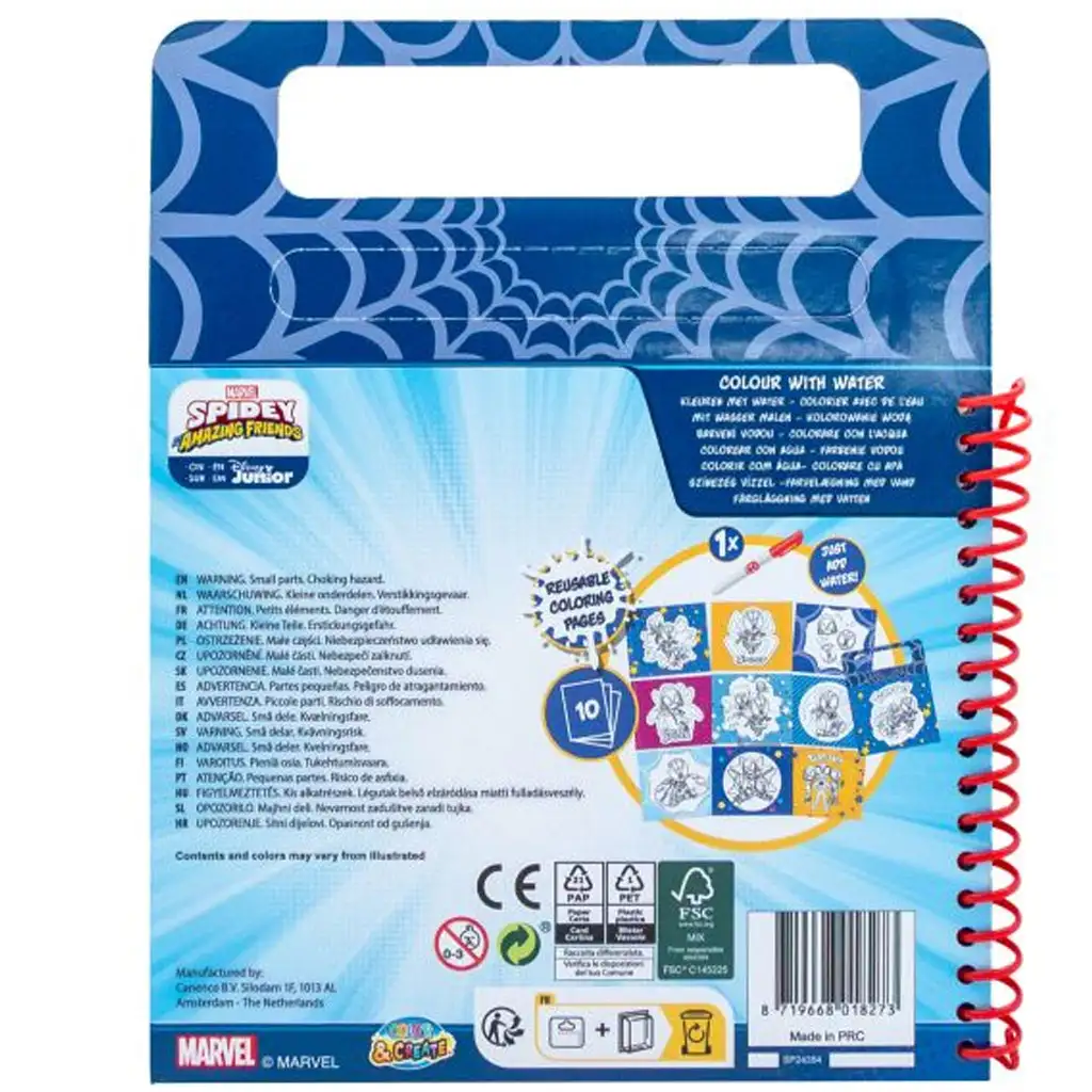 Canenco: Spideys fantastische Freunde Wasser-Malset kreatives Spiel kép 2