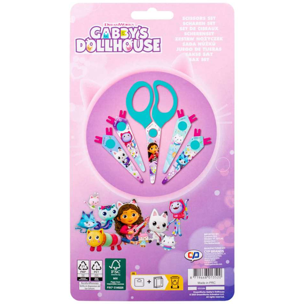 Canenco: Gabi Puppenhaus 5-teiliges Zickzack-Scheren-Set kép 2