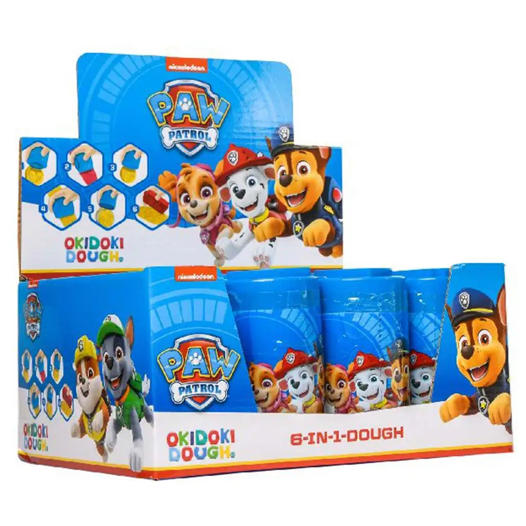 Canenco: Paw Patrol 6-in-1 Knetset mit Figuren in verschiedenen Varianten 1 Stück kép 4