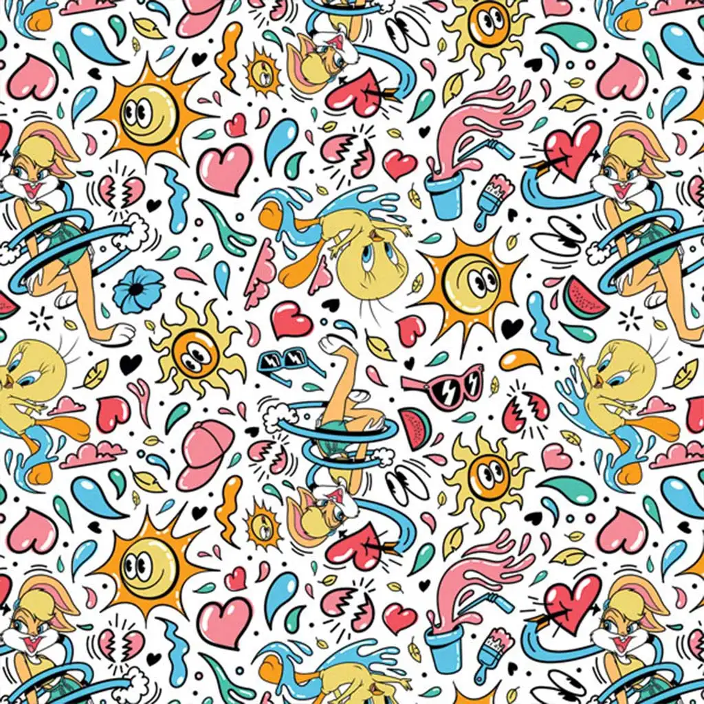 Cardex: Bugs Bunny und Tapsi Hapsi exklusive Geschenkpapier 100x70 cm