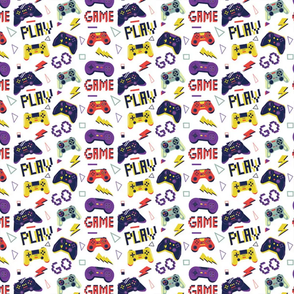 Cardex: Gamer Geschenkpapier 100x70 cm