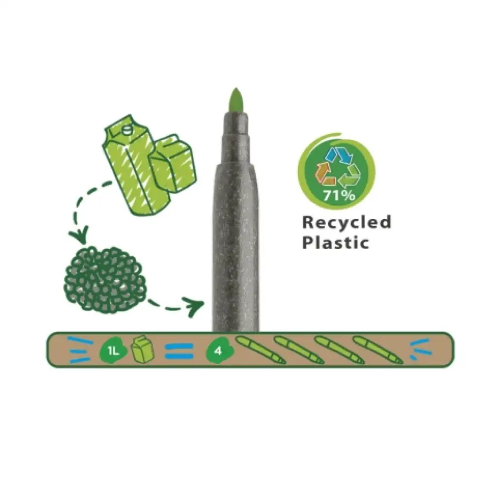 Eco Family Joy 24er-Set bunte Filzstifte - Carioca kép 2