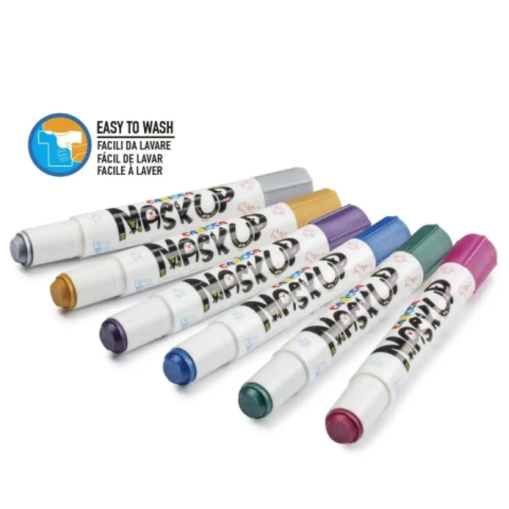 MaskUp Metallic 6-teiliges Gesichtsmalset - Carioca kép 2