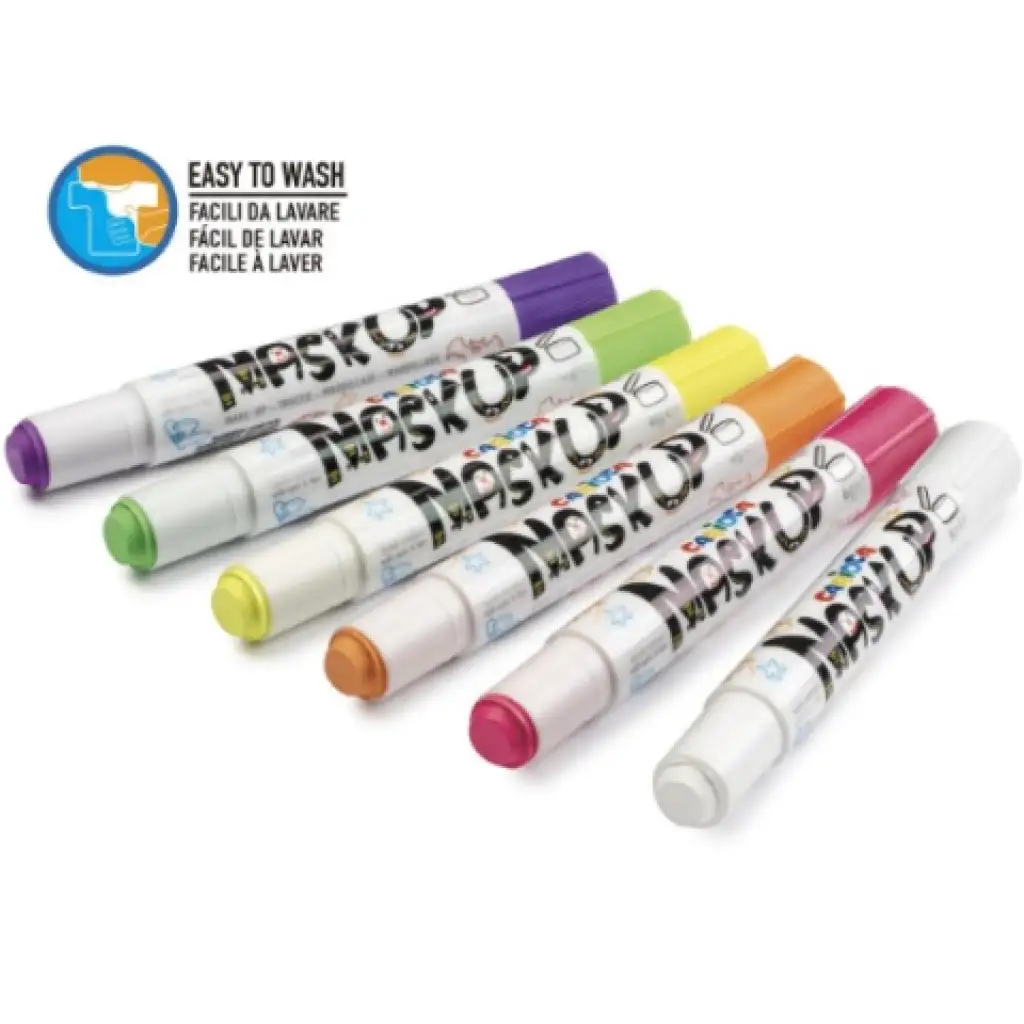 MaskUp Neon 6er-Gesichtsfarben-Set - Carioca kép 2