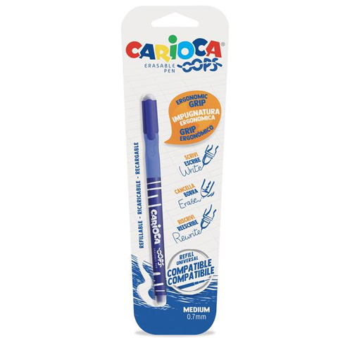 Oops blauer ausradierbarer Stift 0,7 mm - Carioca kép 2