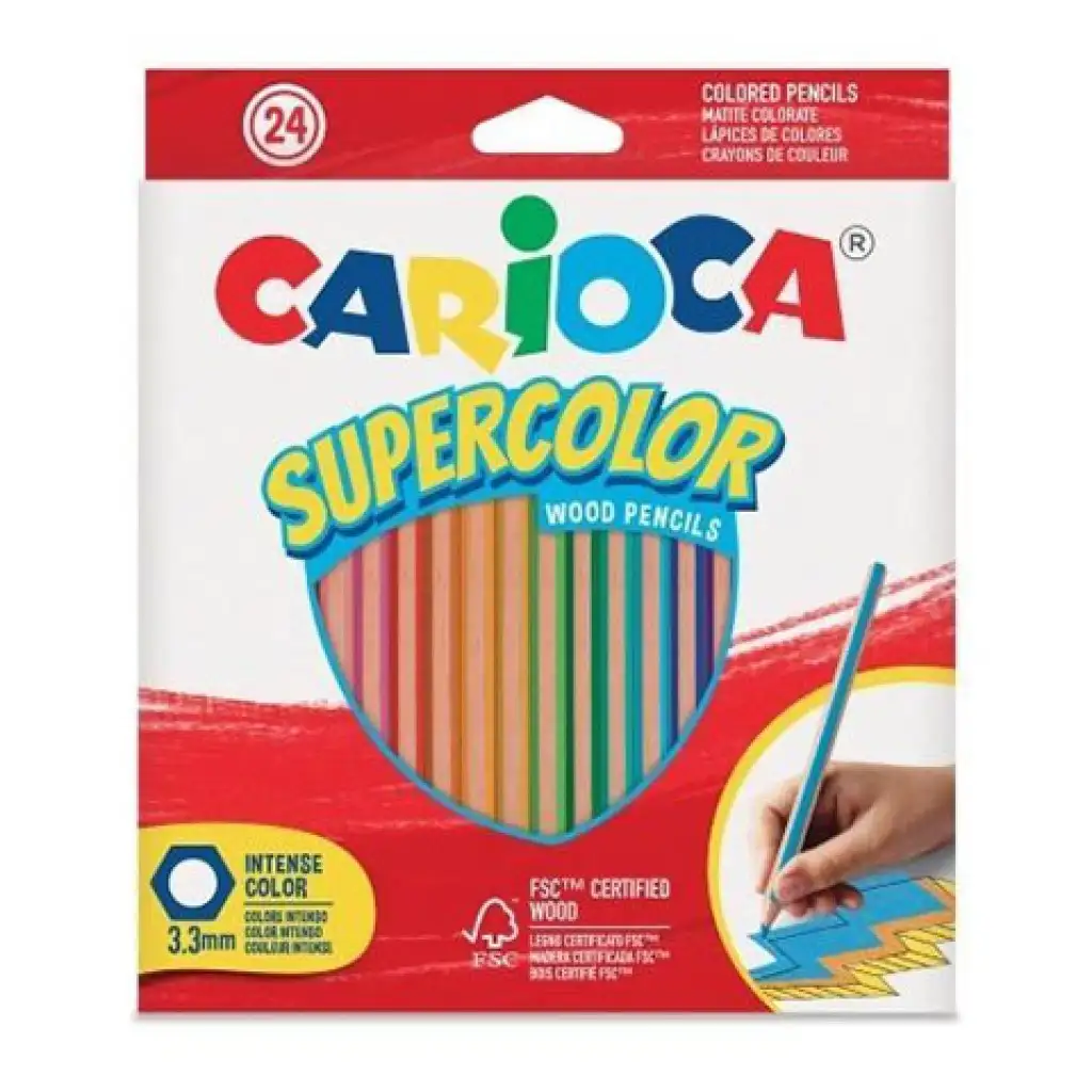Supercolor Buntstifte 24er-Set - Carioca