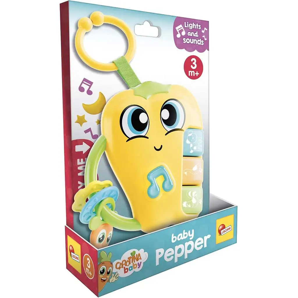 Carotina Baby: Interaktiver Paprika mit Licht und Ton – Lisciani