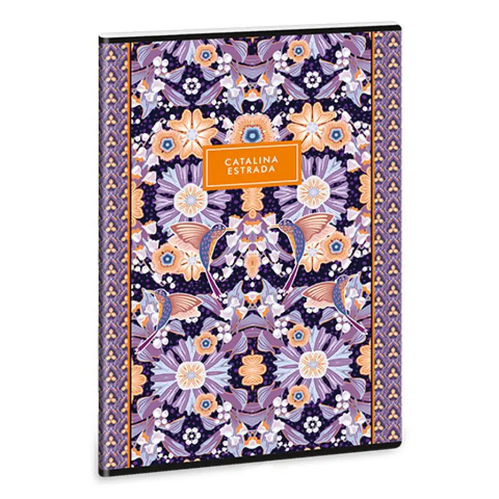 Ars Una: Catalina Estrada Flower Lili A/4 extra Heft mit Klammerbindung, blanko