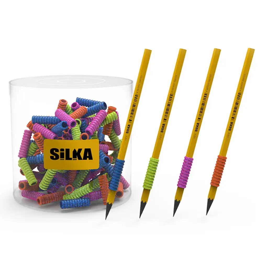 Nebulo: Silikon-Spiralstifthalter in verschiedenen Farben, 1 Stück