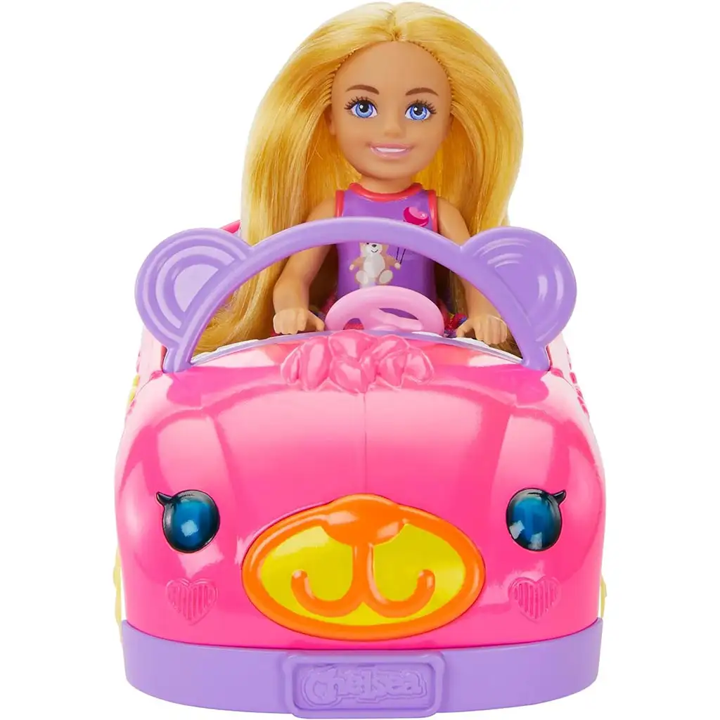 Barbie: Chelseas Bären-Cabrio-Puppe - Mattel kép 2