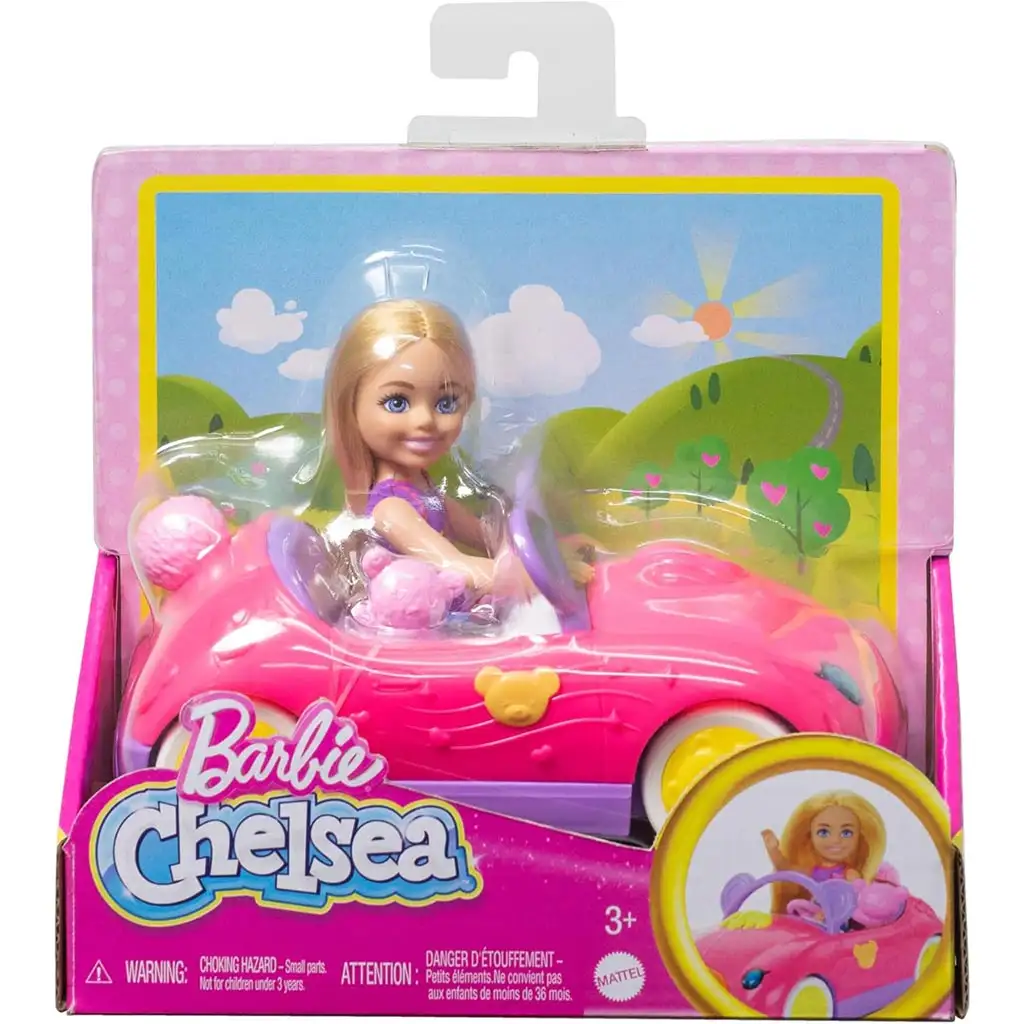 Barbie: Chelseas Bären-Cabrio-Puppe - Mattel