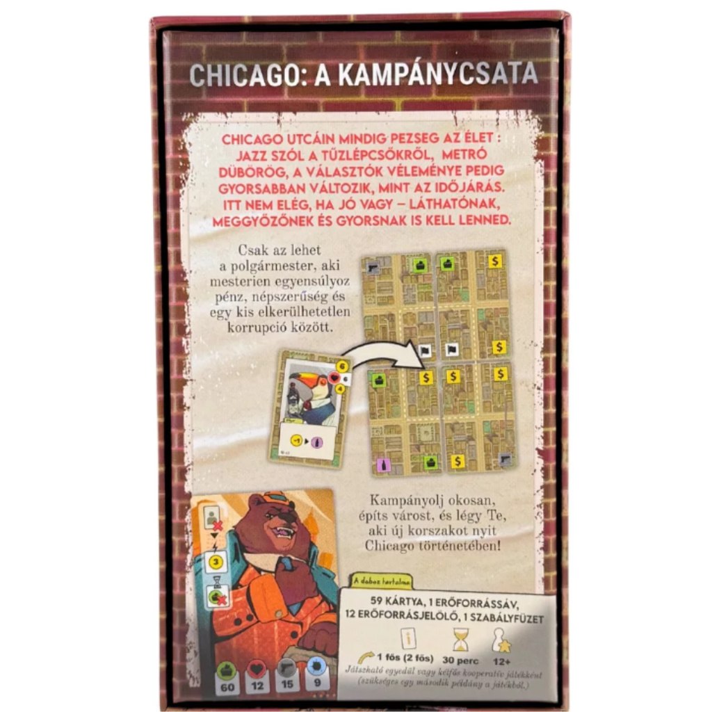 Chicago: Das Brettspiel "Die Kampagnen-Schlacht" kép 2