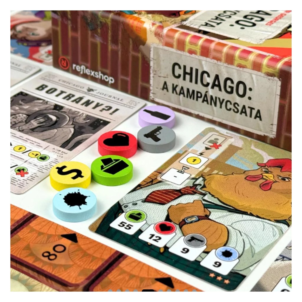 Chicago: Das Brettspiel "Die Kampagnen-Schlacht" kép 4