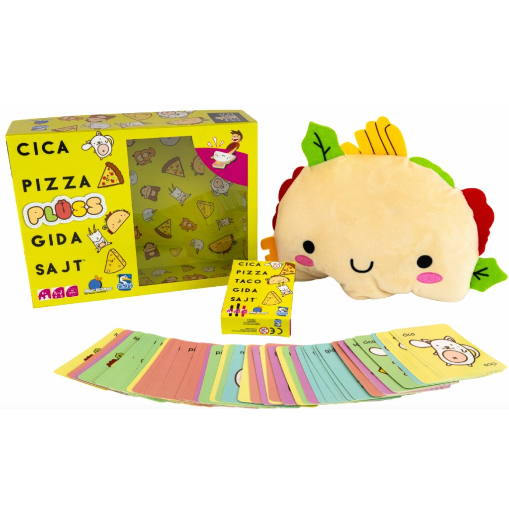 Katze, Pizza, Plüsch, Zicklein, Käse Brettspiel kép 2