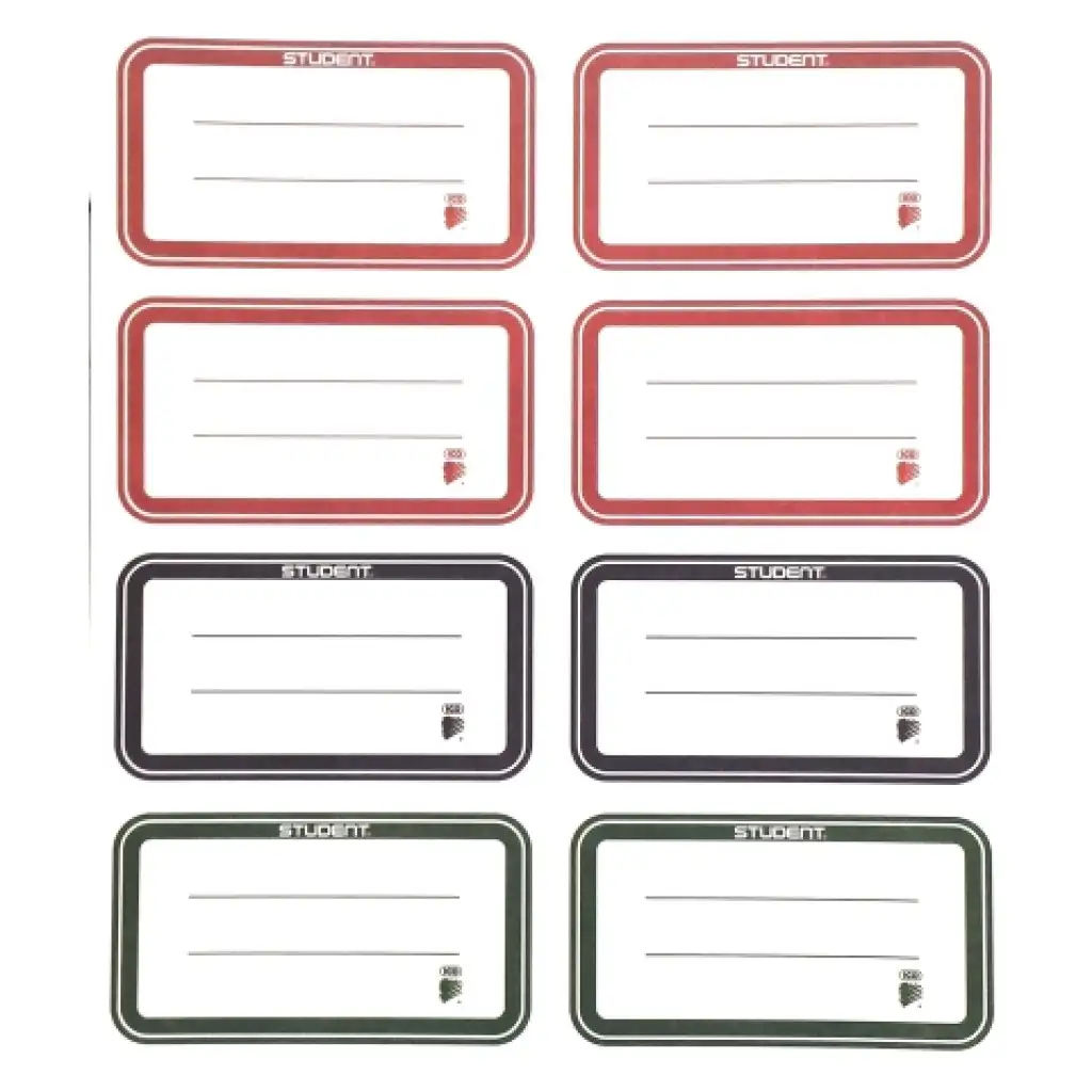 Schülerheftetikett 8 Stück kép 2