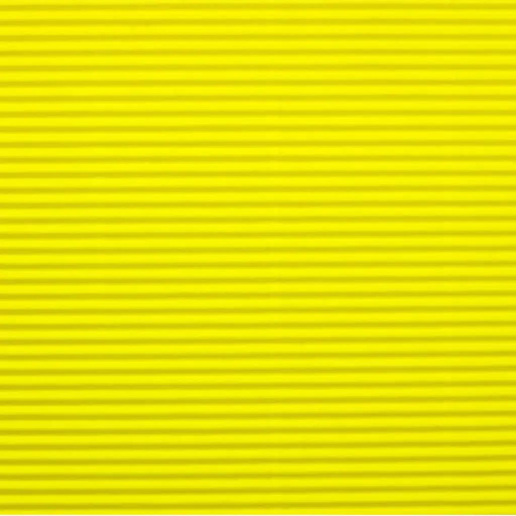 Gelber 3D-Dekor-Wellkarton B2 50x70cm 1 Stück