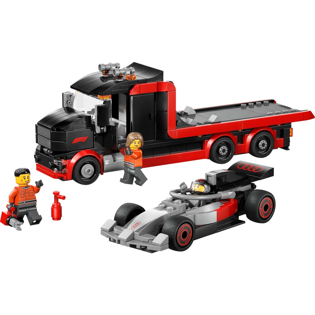 LEGO® City: F1®-Lkw mit einem F1®-Audi-Rennwagen (60493) kép 2