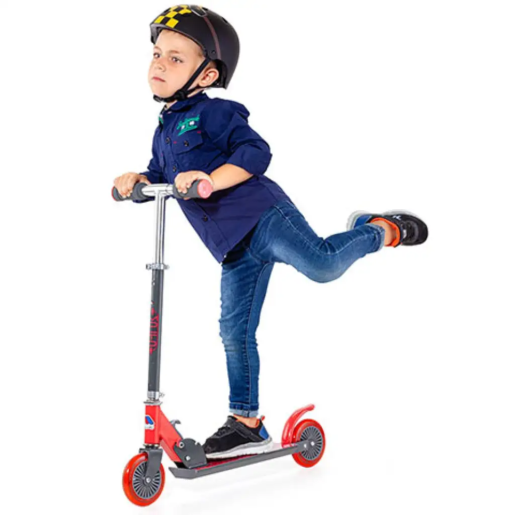 Molto: City Scooter Roller in roter Farbe kép 4