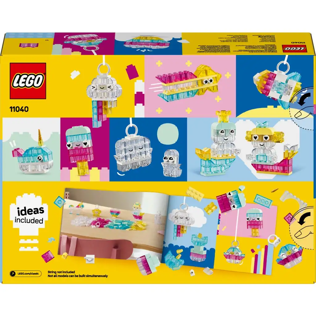 LEGO® Classic: Durchsichtige Zauberwürfel (11040) kép 2