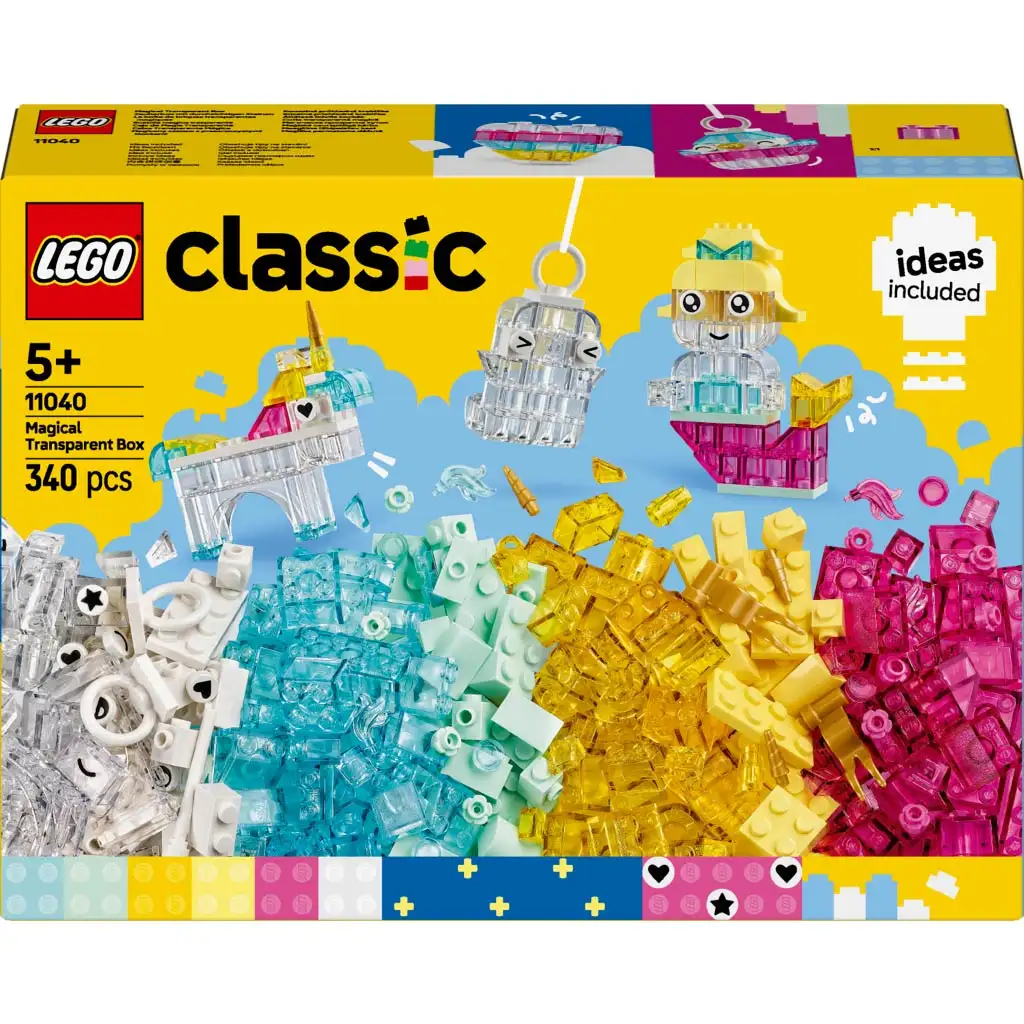 LEGO® Classic: Durchsichtige Zauberwürfel (11040)