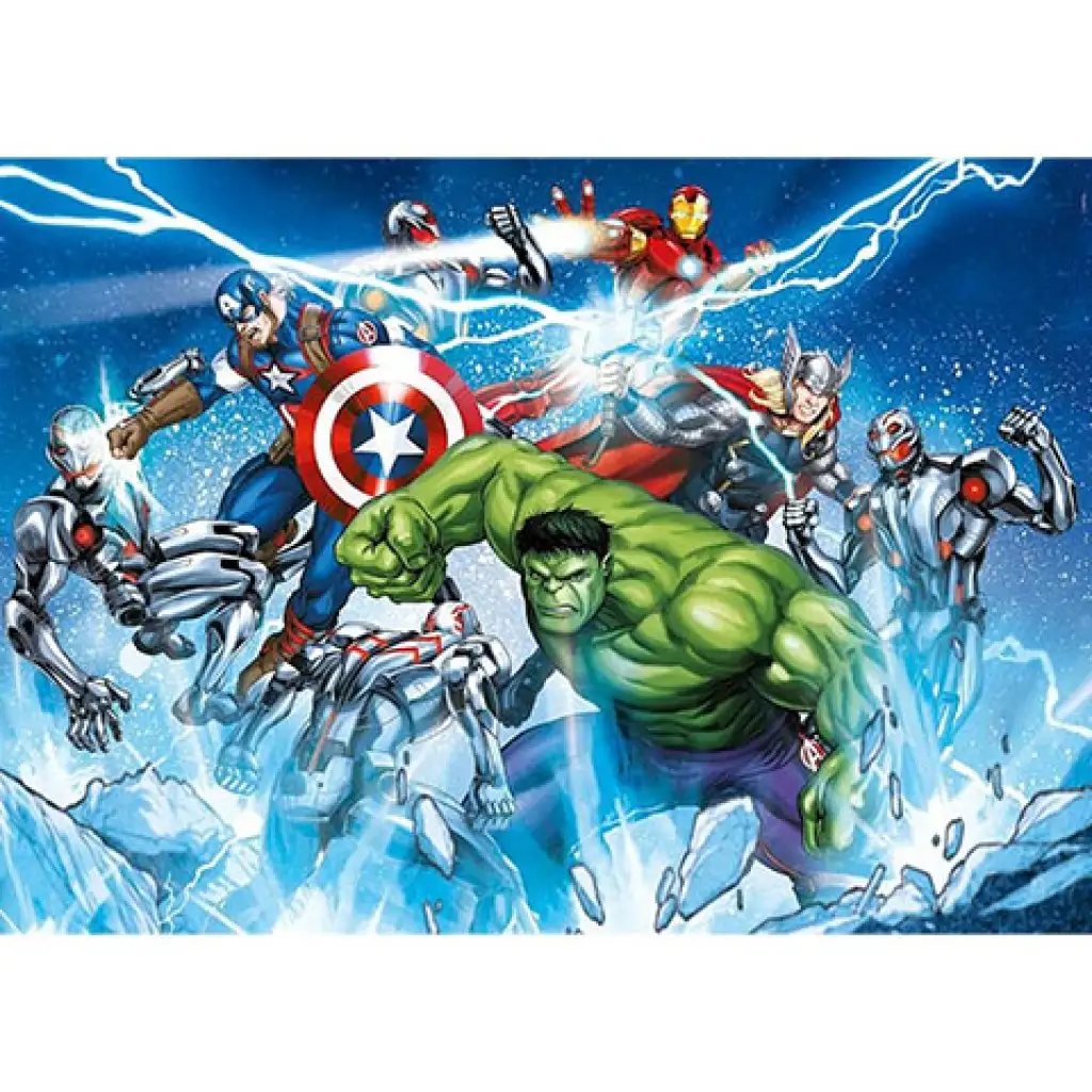 Avengers 104-teiliges Super Color Puzzle - Clementoni kép 2