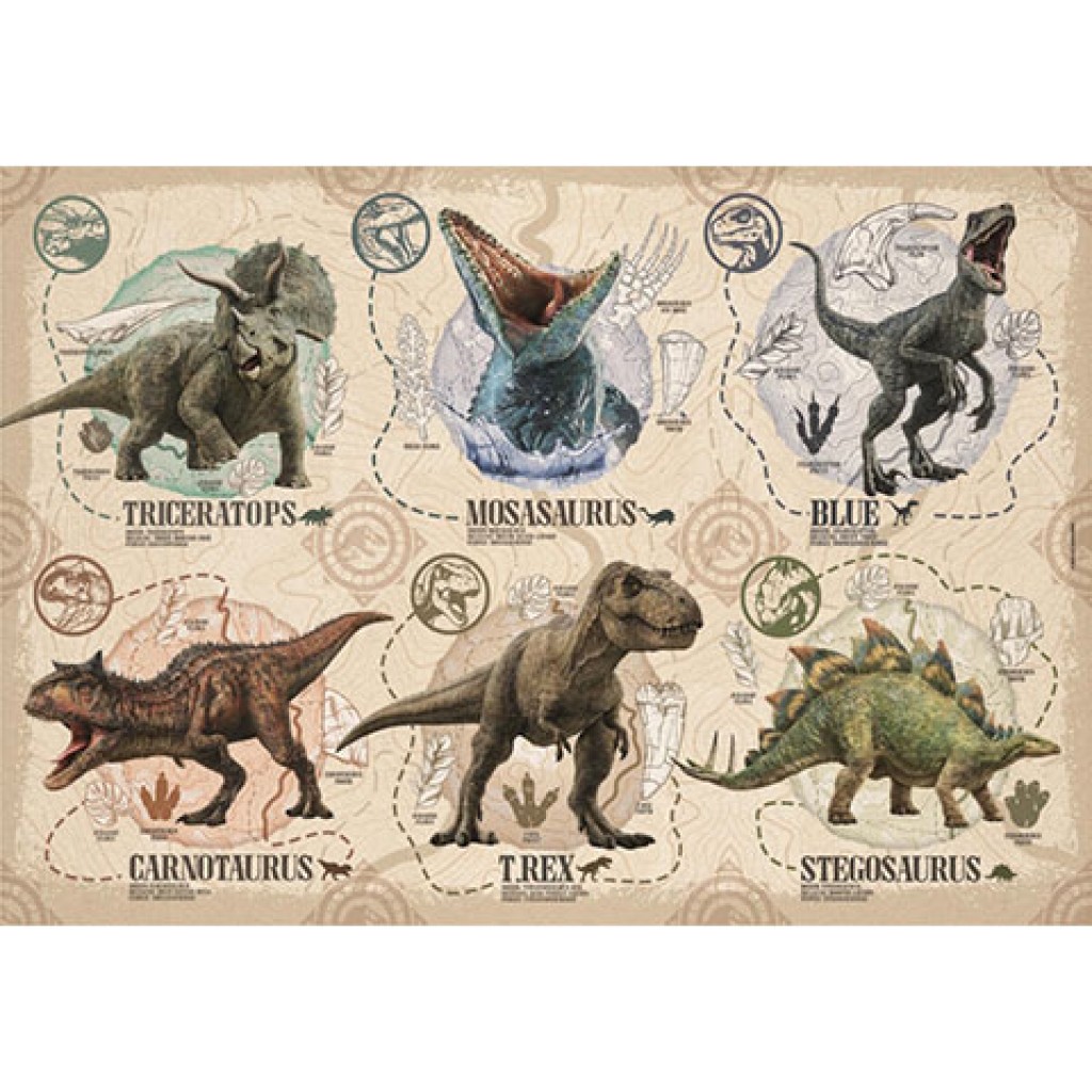 Jurassic World 104-teiliges Super Color Puzzle - Clementoni kép 2