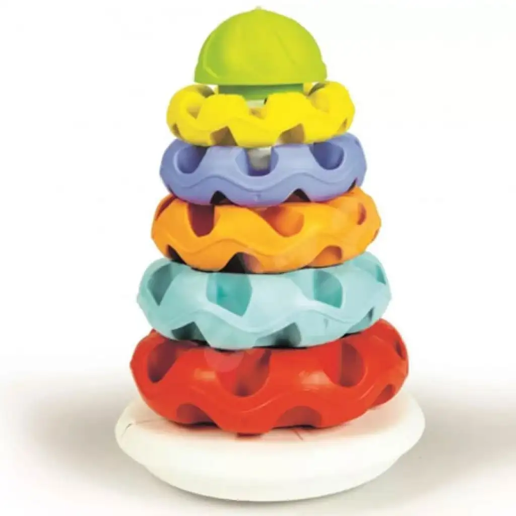 Ringpyramide aus 100% recyceltem Kunststoff - Clementoni Baby kép 2