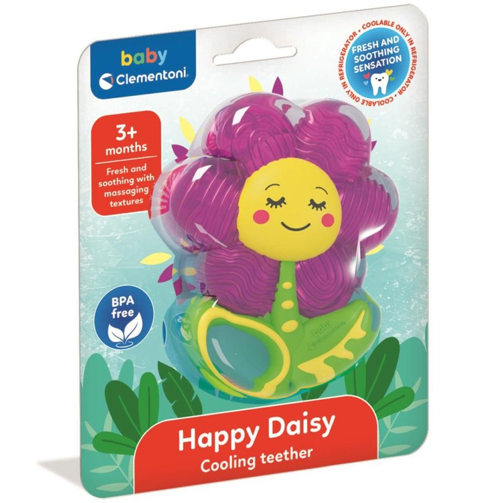 Happy Daisy blumiger kühlender Beißring - Clementoni Baby