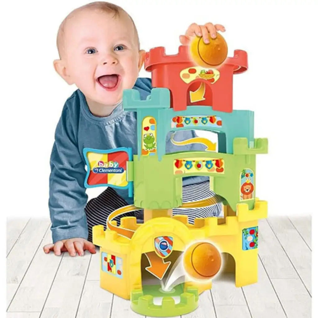 Schloss Kugelbahn Babyspielzeug - Clementoni Baby kép 5