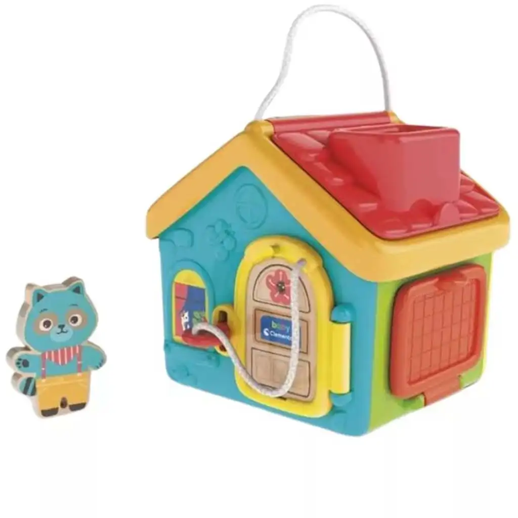 Clementoni Baby: Montessori Schlüsselhaus Fertigkeitsspielset kép 2