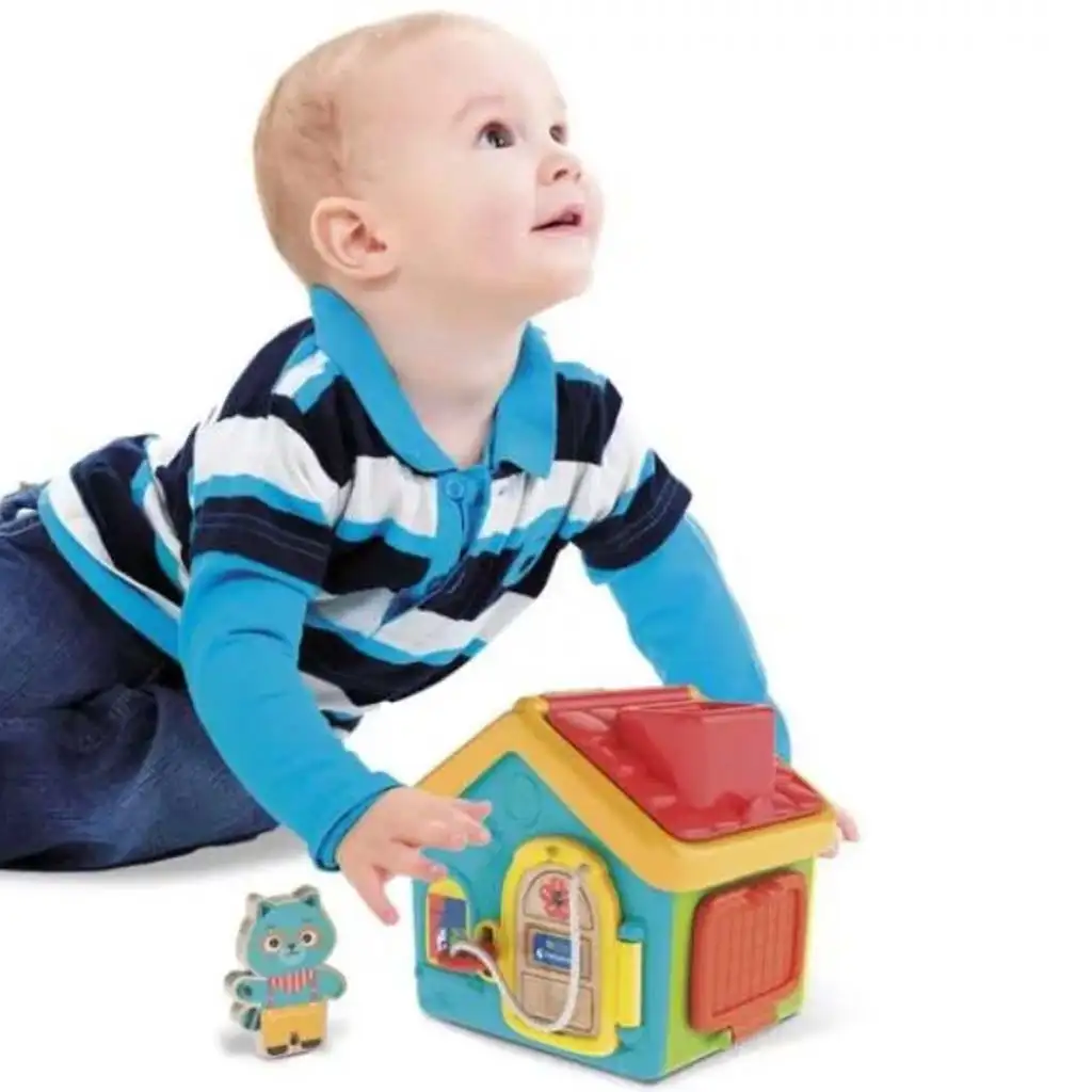 Clementoni Baby: Montessori Schlüsselhaus Fertigkeitsspielset kép 3