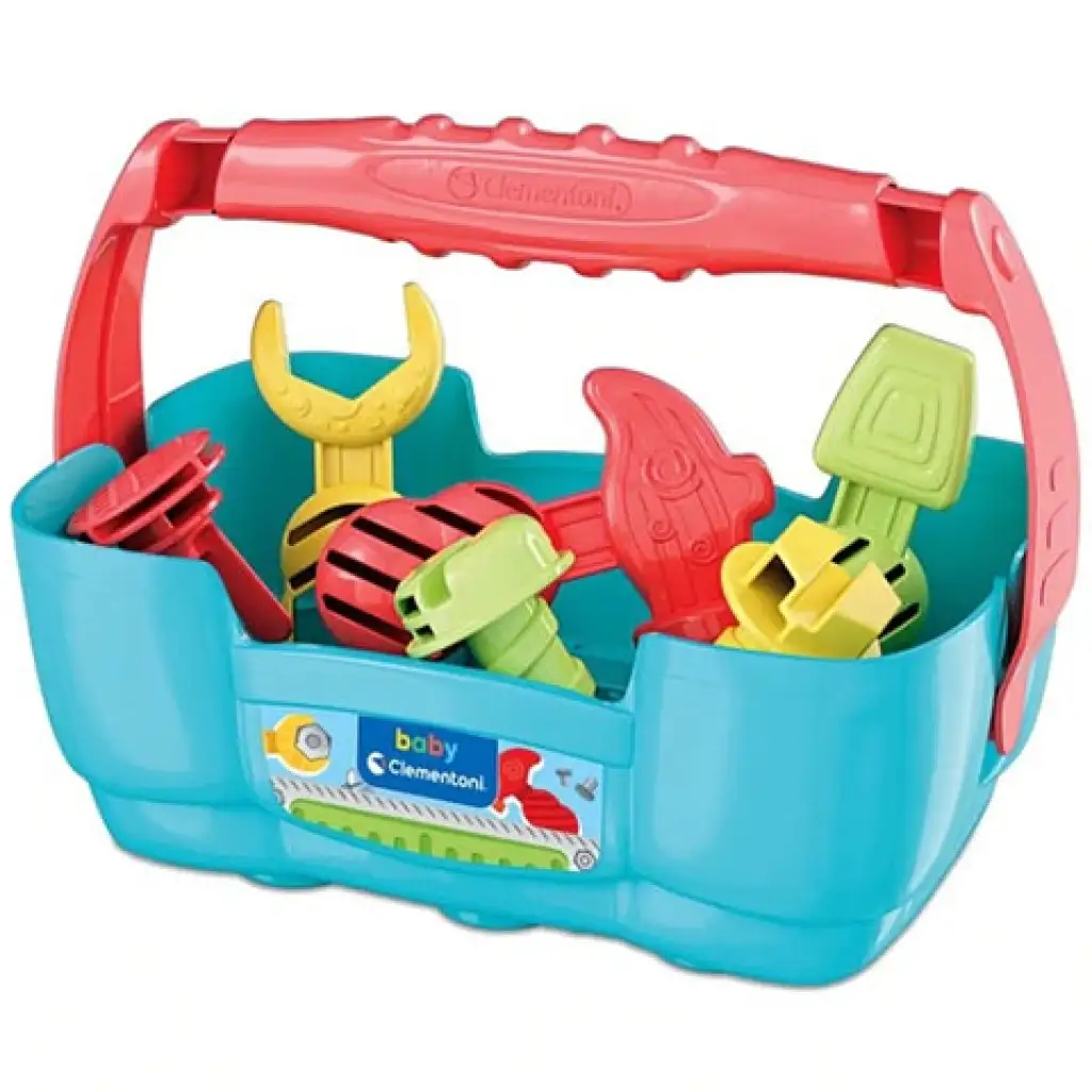 2-in-1 Werkbank und Werkzeugkiste mit Werkzeugen - Clementoni Baby kép 3