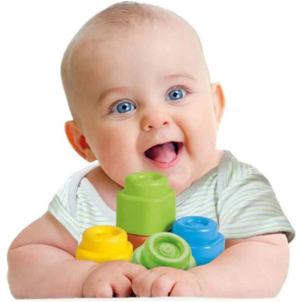 Clemmy: Weiche bunte Bausteine für Babys 40er-Set - Clementoni kép 2