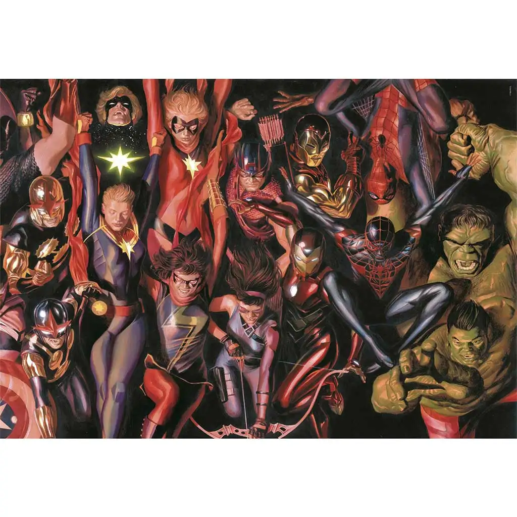 Marvel-Helden 1000-teilige Compact-Puzzle 70x50cm - Clementoni kép 2