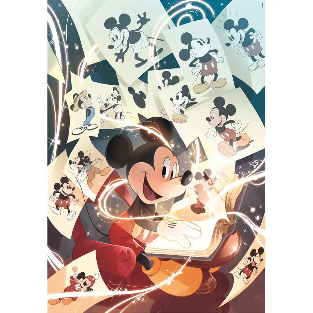 Disney: Klassischer Mickey Maus 1000-teiliger Compact-Puzzle 50x70cm - Clementoni kép 2