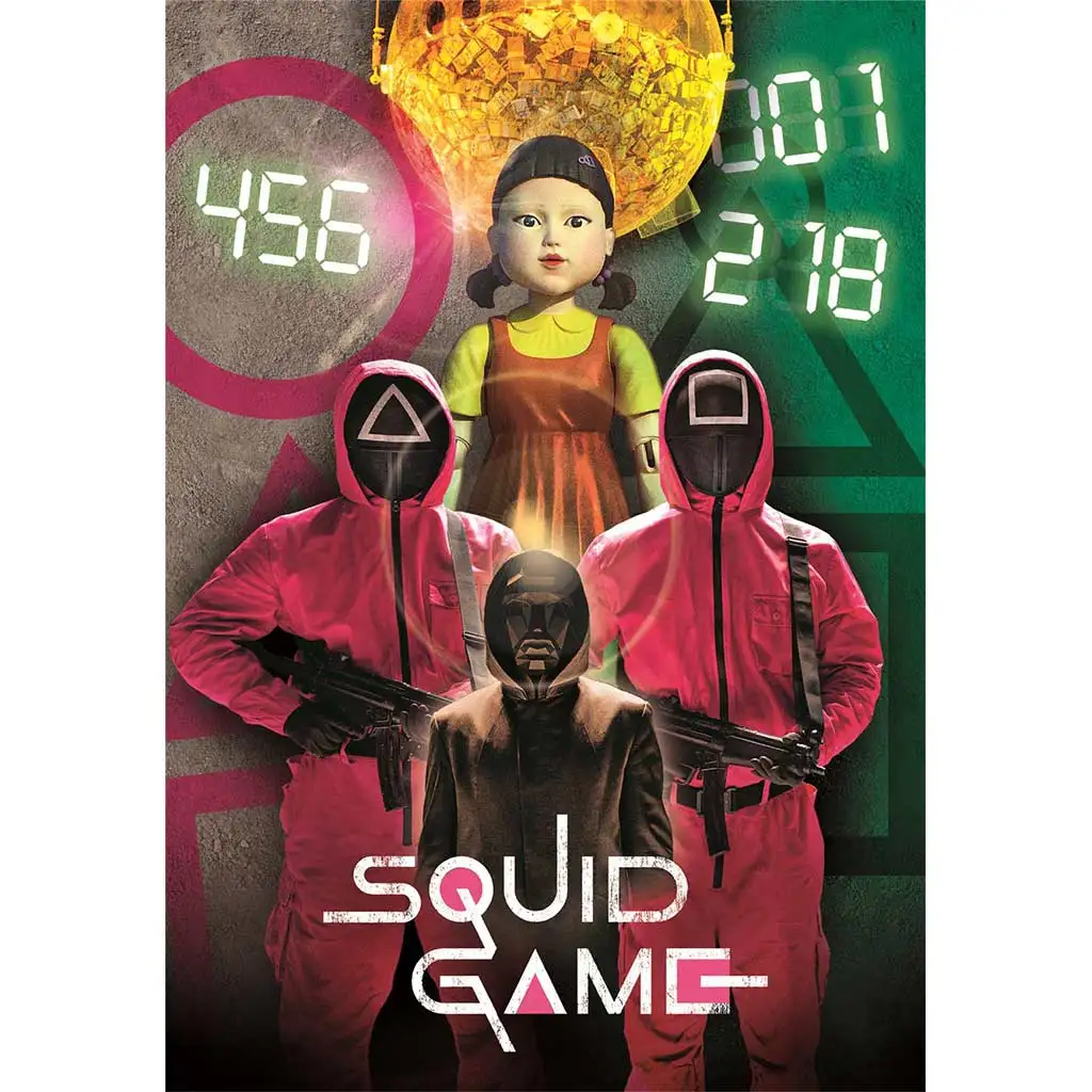 Squid Game: Gewinne dein Leben 1000-teiliges Puzzle 70x50cm - Clementoni kép 2