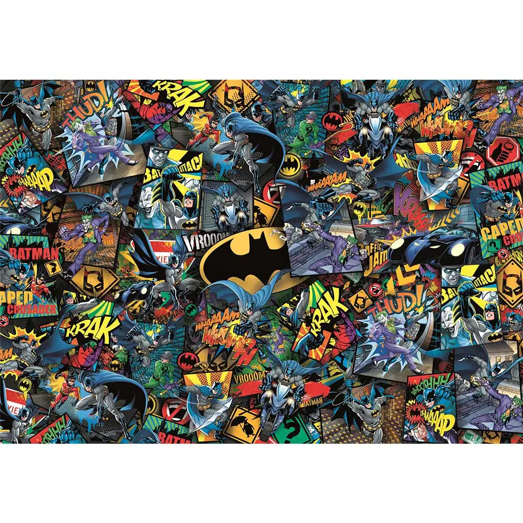 Batman 1000-teiliges unmögliches Puzzle 70x50cm - Clementoni kép 2