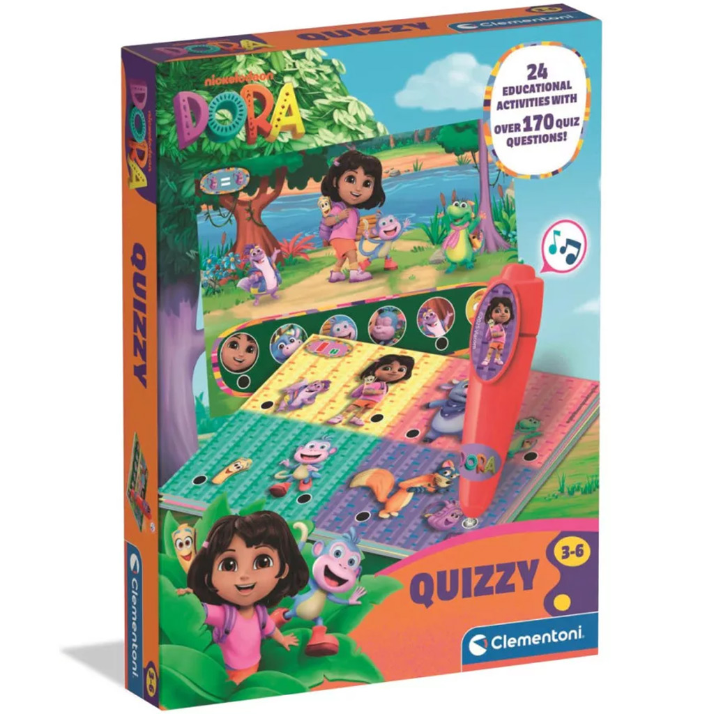 Dora, die Entdeckerin Quizzy interaktives Spielset - Clementoni