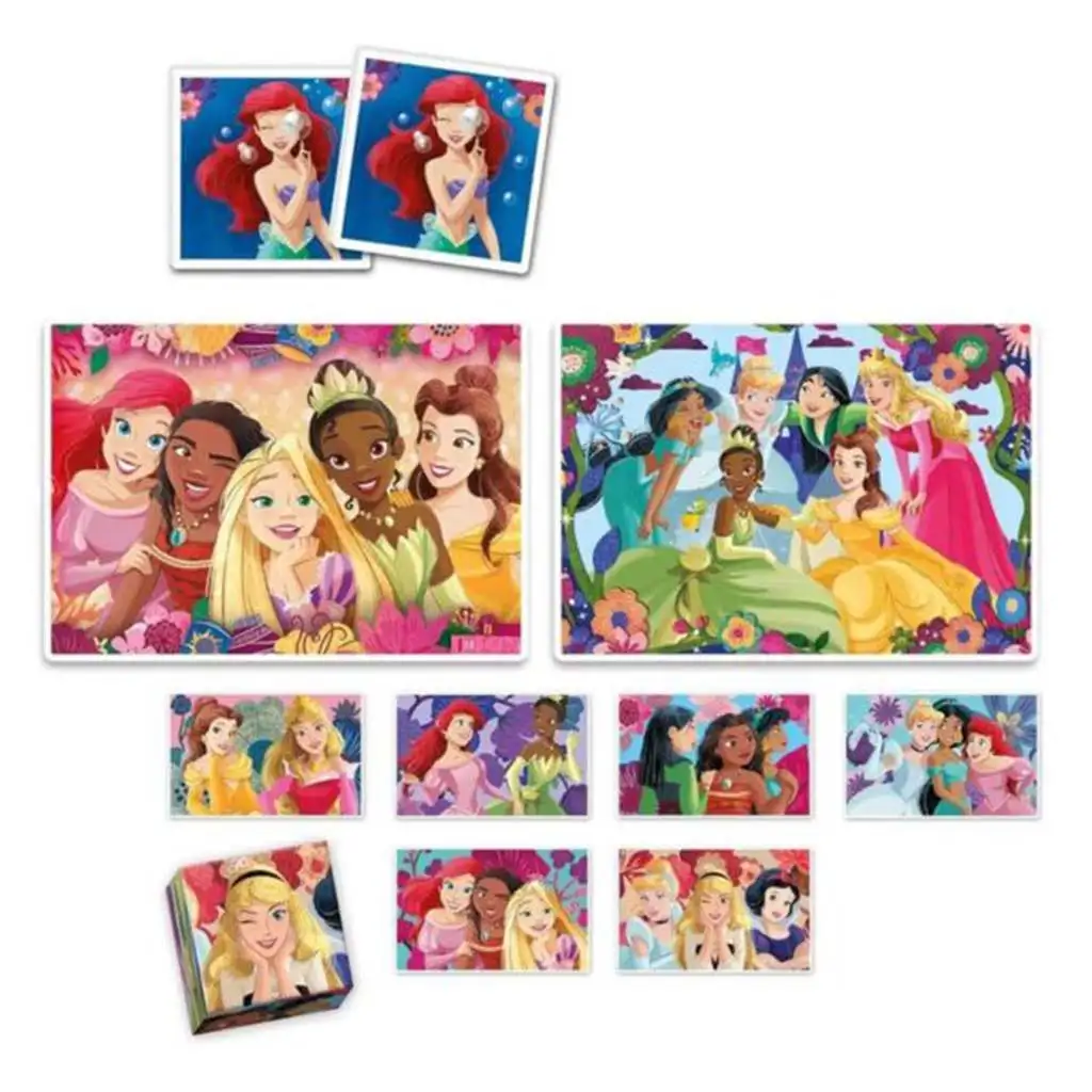 Edukit: Disney Prinzessinnen 4-in-1 Spielesammlung - Clementoni kép 2
