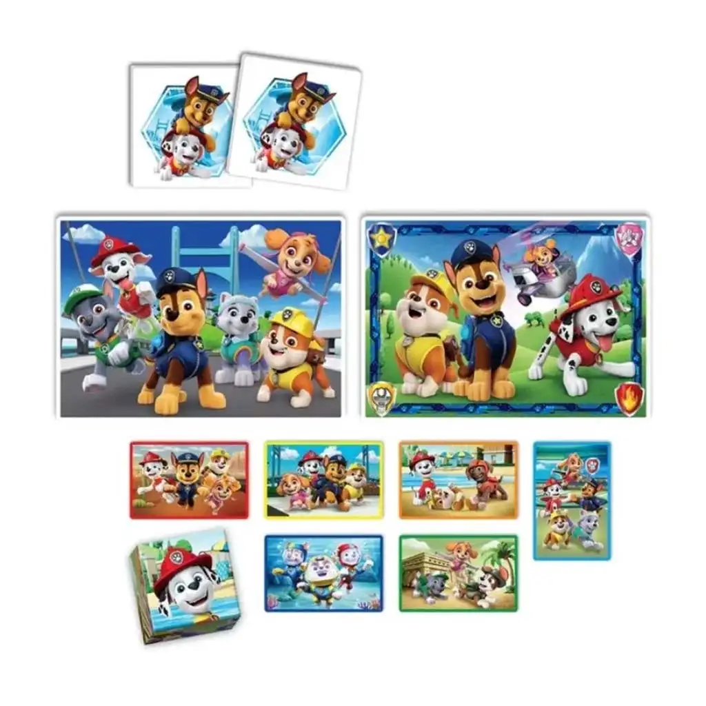 Edukit: Paw Patrol 4-in-1 Spielesammlung - Clementoni kép 2