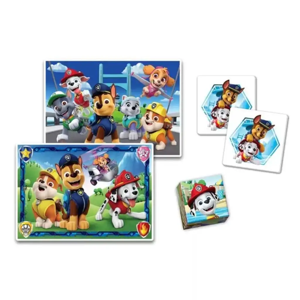 Edukit: Paw Patrol 4-in-1 Spielesammlung - Clementoni kép 3