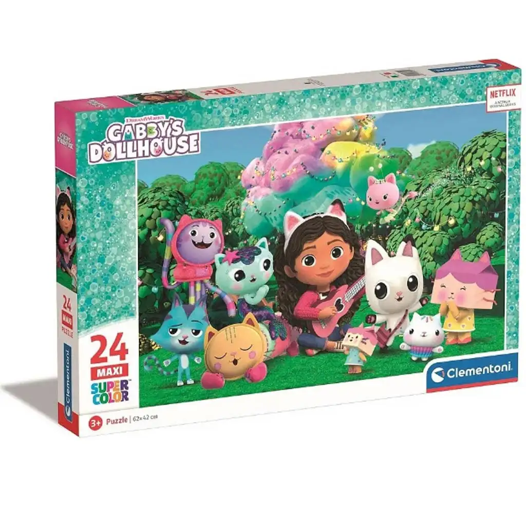 Gabis Puppenhaus: Maxi Super Color Puzzle 24-teilig - Clementoni