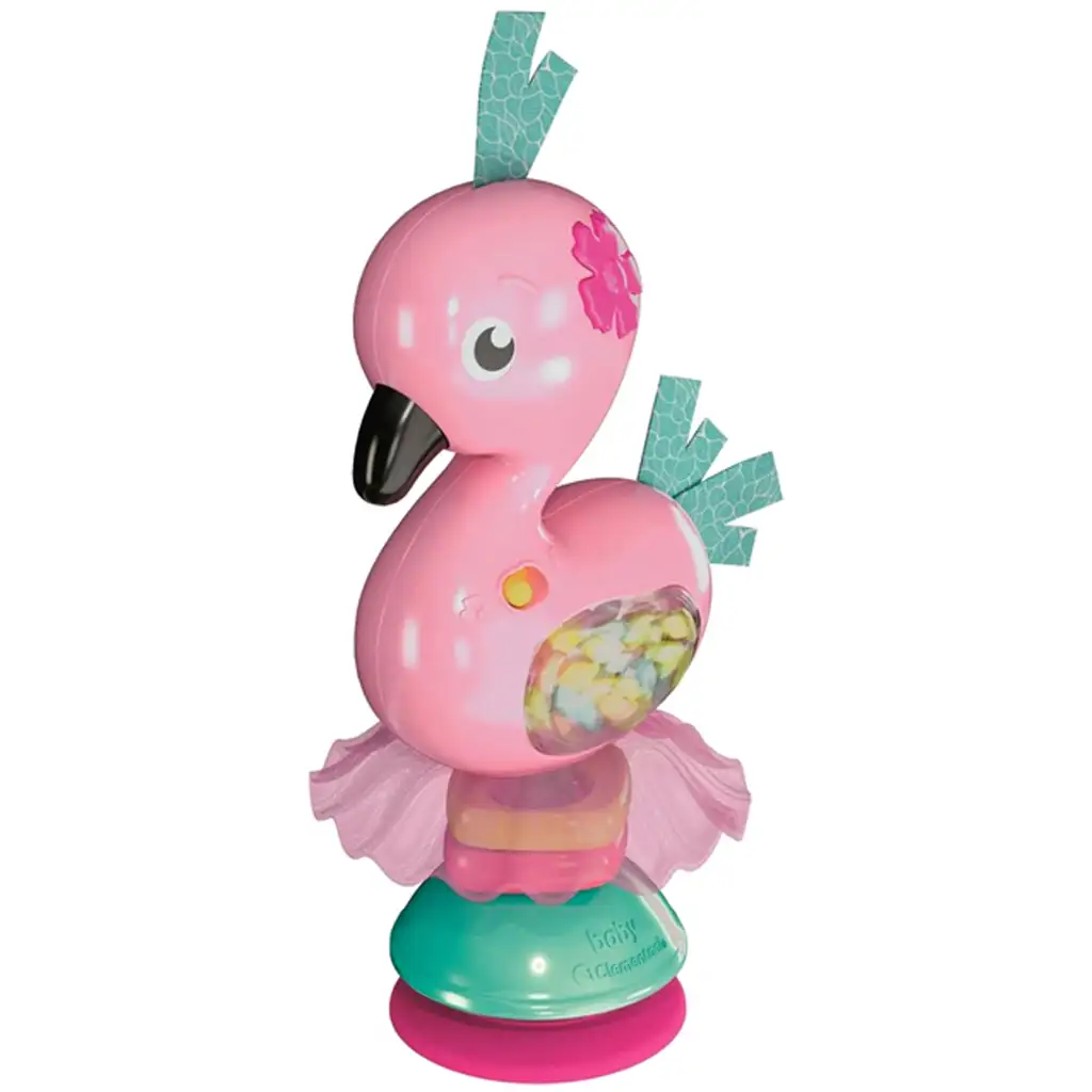 Interaktiver Flamingo-Rassel mit Licht und Sound - Clementoni kép 2